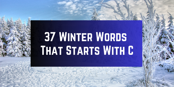 Winter Words That Starts With The Letter C