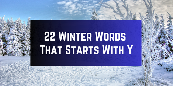 Winter Words That Starts With The Letter Y