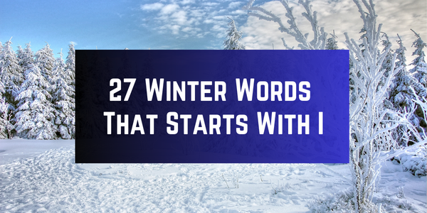 Winter Words That Starts With The Letter I