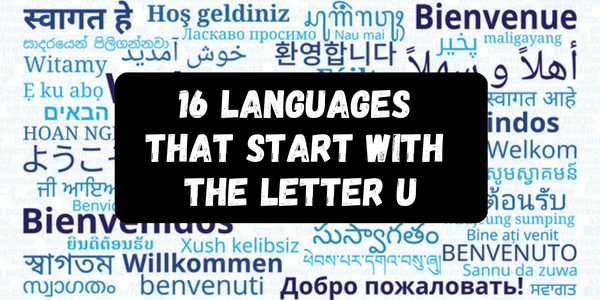 Languages That Start With The Letter U