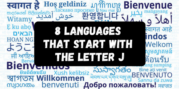 Languages That Start With The Letter J