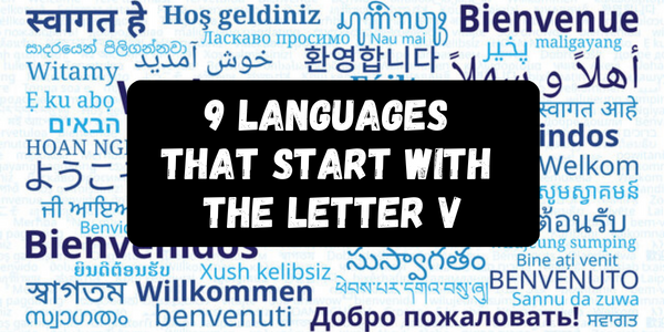 Languages That Start With The Letter V