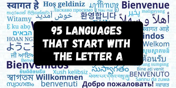 Languages That Start With The Letter A